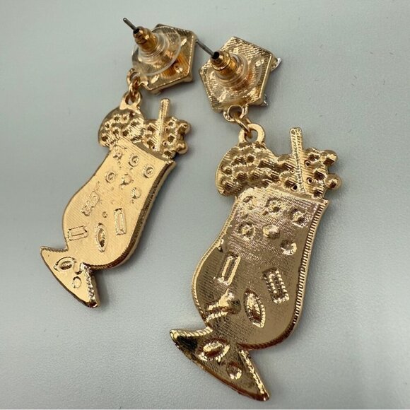 Summer Cocktail Fruity Drink Earrings - Picture 5 of 7